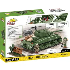 COBI: Joc de construcție tank M4A1 Sherman (3126) imaginea 7
