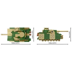 COBI: Panzer IV Ausf. J joc de construcție cu tanc blindat (3097) imaginea 4