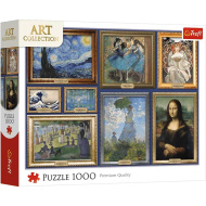Colecția Art: Colecție de capodopere artistice puzzle de 1000 de piese - Trefl