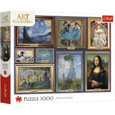 Colecția de Artă: Colecția capodoperelor artistice puzzle de 1000 de piese - Trefl
