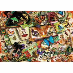 Colecție de fluturi HQC 500 bucăți puzzle - Clementoni imaginea 2