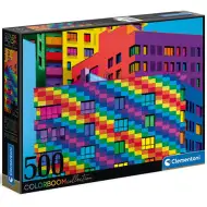 Colorboom Collection: Squares puzzle 500 bucăți - Clementoni