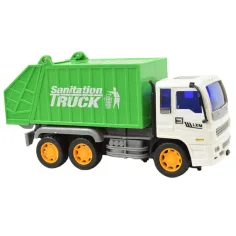 Construction Truck: Camion de gunoi dimensiune 19cm imaginea 2