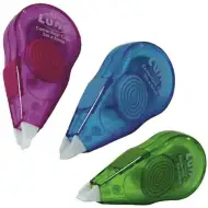 Corector 5mm x 5 m în trei culori