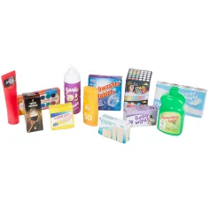 Coș de cumpărături cu alimente și produse de uz casnic imaginea 3
