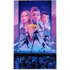 Crayola: Art With Edge - K-Pop Demon Hunters carte de colorat și poster imaginea 3