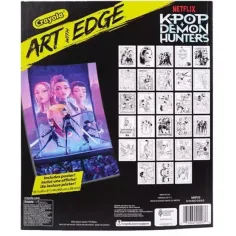 Crayola: Art With Edge - K-Pop Demon Hunters carte de colorat și poster imaginea 4