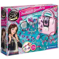 Crazy Chic Producător de modă si bijuterii set cu geantă de mână - Clementoni