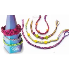 Crazy Chic: Set de creare a brățărilor prieteniei - Clementoni imaginea 2