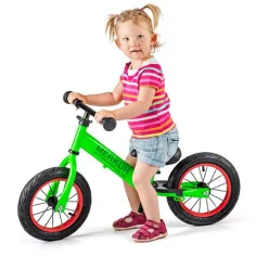 Cross bicicletă verde fără pedale imaginea 2