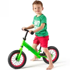 Cross bicicletă verde fără pedale imaginea 3