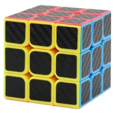 Cube World: Cub magic cu model de carbon 3x3 imaginea 2