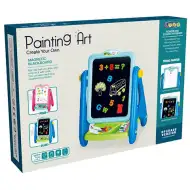 Culoarea albastră, cu două fețe tablă desen cu accesorii