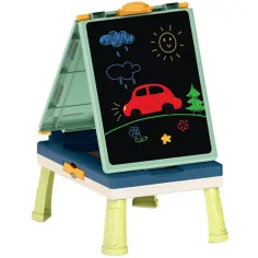 Culoarea verde față-verso tablă desen set 31 bucăți imaginea 2