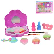 Cute Girl: Set de machiaj si manichiura cu paleta, lac de unghii si accesorii