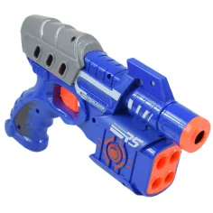 Dart Blaster: Armă manuală cu gloanțe de burete cu o distanță de tragere de 18 metri dimensiun 24 cm imaginea 5