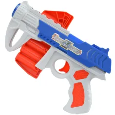Dart League: Placă electronică rotativă pentru țintă cu pistol manual cu burete și gloanțe imaginea 2