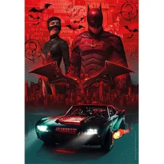 DC Comics: The Batman HQC puzzle 1000 bucăți - Clementoni imaginea 2