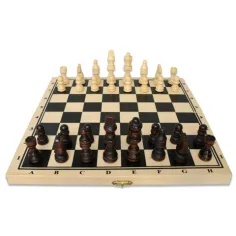 Deluxe set șah lemn - Noris imaginea 2