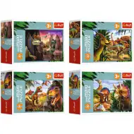 Descoperă lumea dinozaurilor 20 bucăți MiniMaxi puzzle - Trefl