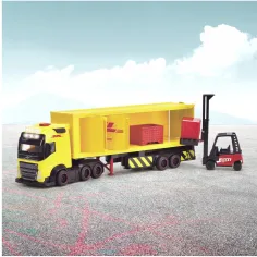 DHL Camion cu lumini și sunete - Dickie Toys imaginea 3
