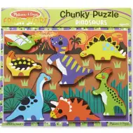 Dino puzzle formă din lemn - Melissa &amp; Doug