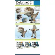 Dino războinic în transformare mai multe variante