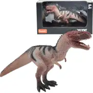 Dino World: Figurină de dinozaur Giganotosaurus de 16 cm bogat detaliată, în ambalaj decorativ