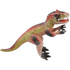Dino World: Figurină de dinozaur Velociraptor cu sunet, material vinyl cu umplutură de bumbac 35cm imaginea 2