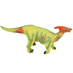 Dino World: Figurină dinozaur Parasaurolophus cu sunet, material vinyl cu umplutură de bumbac 35cm imaginea 2