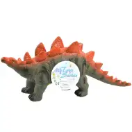 Dino World: Stegosaurus cu sunet, material vinyl cu umplutură de bumbac 35cm