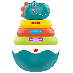Dinozaur piramidă inele jucărie educativă imaginea 2