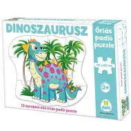 Dinozaur puzzle uriaș de podea 12 bucăți