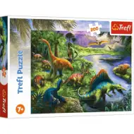 Dinozauri prădători 200 bucăți puzzle - Trefl