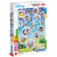Disney caractere Supercolor puzzle 104 bucăți - Clementoni