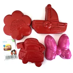 Disney Cars sau Minnie set forme pentru nisip în plasă 4 bucăți imaginea 2