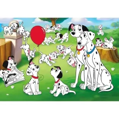 Disney clasice: 101 Câini 24 bucăți maxi supercolor puzzle - Clementoni imaginea 2