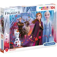 Disney Frozen 2 Supercolor puzzle 104 bucăți - Clementoni