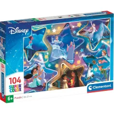 Disney Momente magice puzzle Supercolor de 104 bucăți - Clementoni