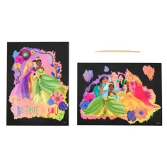 Disney Princess: 2 bucăți Scratch Art set - Canenco imaginea 2