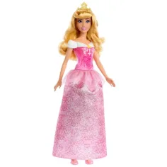 Disney Princess: Frumoasa Adormită sclipitoare prințesă păpușă - Mattel imaginea 2