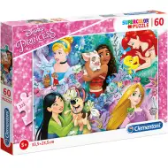 Disney Princess și preferatele Supercolor puzzle 60 bucăți - Clementoni