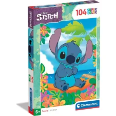 Disney Stitch 104bucăți Supercolor puzzle - Clementoni