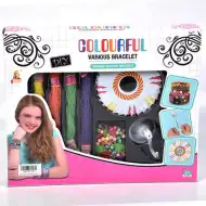 DIY Fă chiar tu set de făcut brățară cu accesorii și mărgele colorate