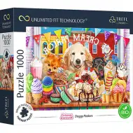 Doggy Peekers 1000 bucăți UFT puzzle - Trefl