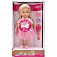 Dolls World: Păpușa Charlotte care vorbește maghiară, în rochiță roz
