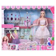 Dolls World: Păpușă de modă cu tiara