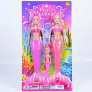 Două sirene cu o fetiță