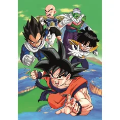 Dragon Ball Z Luptători în acțiune puzzle compact de 1000 de piese – Clementoni imaginea 2