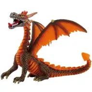 Dragon figurină portocaliu care stă - Bullyland